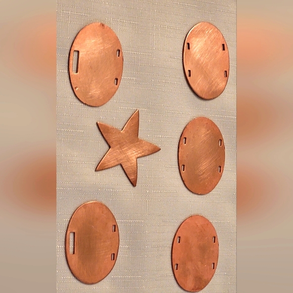 6 Copper enamelling blanks - Picture 5 of 6